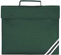 Colorful Kids Boys Girls Briefcase Classic School Book Bag Bottle Green