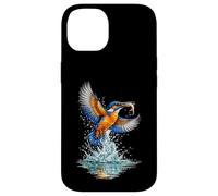 Colorful Kingfisher Catching Fish Wildlife Art Case for iPhone 14