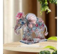 Colorful Kitten Desktop Standing Decoration, Acrylic 2D Flat Cat Tabletop Ornament, Ideal House Tabletop Ornament Decorations, Cat Lovers Decoration for Home Room Desk Bookshel Office