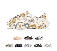 Colorful L,6,Foam Runners for Men Non-Slip Quick-Drying Outdoor Pillows Shoes Slip-On Soft Beach Sandals Walking Breathable Couple Sneakers Fashion Thick Slippers