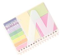 Colorful Label Writing Notepad and Sticky Notes Combo Student Expert File Management Student Research Sticky Notes