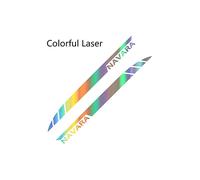 (Colorful Laser) 2pcs Car Door Side Stickers For Nissan Navara D40 Np300 N22 D22 D23 Auto Accessories Diy Stripes Decoration Vinyl Film Decals