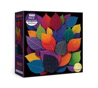 Colorful Leaf Nature Puzzles for Adults 1000 Pieces Art, Challenging Plant Landscape Jigsaw Puzzles, Beautiful Scenic Pretty Scenery Puzzle