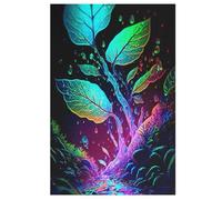 Colorful Leafs 1000 Piece Jigsaw Puzzle- Brain Teaser Game for Adults & Children - Educational Activities Wooden Jigsaws （78×53cm）