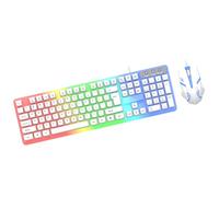 Colorful LED Code Gaming Keyboard Combo 104 Keys Mechanical Programmable High Sensitivity Gaming