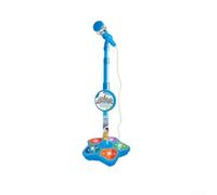 Colorful LED Light Up Mic for Children Black Blue Pink
