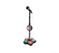 Colorful LED Light Up Mic for Children Black Blue Pink