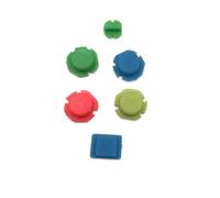 Colorful Left Right Button ABXY Directions Keys Buttons Joystick Left Right Button Hard Plastic Housing Shell Case Cover Replacement for Nintendo Switch NS Joy-Con Controller (Left)