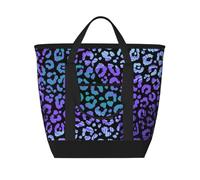 Colorful Leopard Exotic Animal Print,Lunch Bags Large Capacity Insulated Tote Bag For Women Men Work Picnic Travel