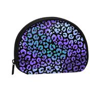 Colorful Leopard Exotic Animal PrintSmall Makeup Sanitary Napkin Storage Bag,Women's Cosmetic Coin Purse