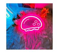 Colorful Letters Interior Lighting for Custom Jellyfish-Shaped Lamp, Powered By neon bar sign