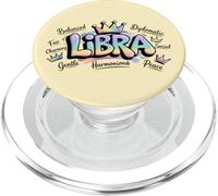 Colorful Libra Zodiac Sign Funny Astrology Lover Design PopSockets PopGrip for MagSafe