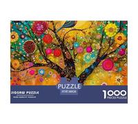 Colorful Life of Tree Puzzle 1000 Pieces Adults Relax Fun Educational Activity Smooth Cut Board 38x26cm/1000pcs