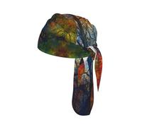 Colorful Life Trees Print Cycling Cap Breathable Headwear