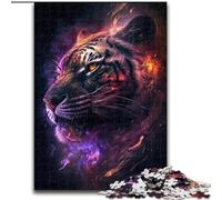 Colorful Lightning Tiger 1000 Pieces Jigsaw Puzzle For Adults Teens, Challenging Game And Family Play Birthday Present, Gifts, Wall Art (50x75cm)