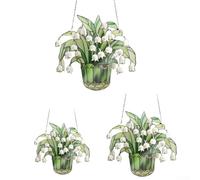 Colorful Lily of the Valley Acrylic Decor Pieces Enhance Your Space with Realistic Flower Designs (large)