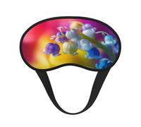 Colorful Linglong Flower Ultimate Eye Mask for Sleeping, Soft and Comfortable Eye Mask, Relaxing Zero Pressure Night Blindfold.