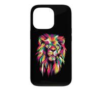 Colorful Lion Head - King of Beasts - Lion Head Case for iPhone 13 Pro
