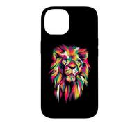Colorful Lion Head - King of Beasts - Lion Head Case for iPhone 14