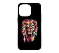 Colorful Lion Head - King of Beasts - Lion Head Case for iPhone 14 Pro Max