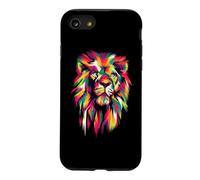 Colorful Lion Head - King of Beasts - Lion Head Case for iPhone SE (2020) / 7/8