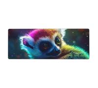 Colorful Little Animals On The Beach Mouse Pad In Big Extended Non-Slip Rubber Base Mousepad With Stitched Edges Gaming Pc Desktop Large Mouse Pad 11.8x31.5
