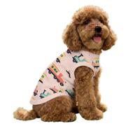 Colorful Locomotive Train Dog Shirts Cooling Tank Vest L