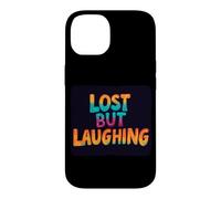 Colorful Lost but Laughing Speech Costume Case for iPhone 14