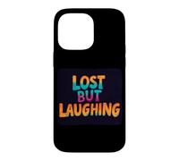 Colorful Lost but Laughing Speech Costume Case for iPhone 14 Pro Max