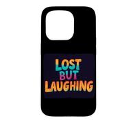 Colorful Lost but Laughing Speech Costume Case for iPhone 15 Pro