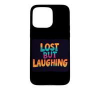 Colorful Lost but Laughing Speech Costume Case for iPhone 15 Pro Max