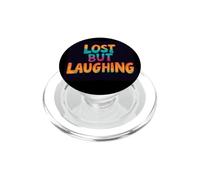 Colorful Lost but Laughing Speech Costume PopSockets PopGrip for MagSafe