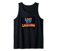 Colorful Lost but Laughing Speech Costume Tank Top