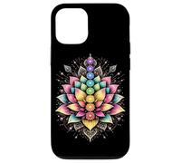 Colorful Lotus Chakra Mandala Spiritual Yoga Meditation Case for iPhone 12/12 Pro