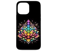 Colorful Lotus Chakra Mandala Spiritual Yoga Meditation Case for iPhone 13 Pro Max