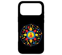 Colorful lotus flower buddha mandala yoga meditation spirit Case for iPhone 17 Pro Max