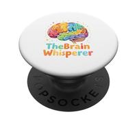 Colorful Love Science Human Anatomy The Brain Whisperer PopSockets Adhesive PopGrip