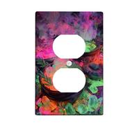 Colorful Magic Cauldron Light Switch Cover Plates/Outlet Covers, Vibrant Halloween Decor for Wall Accents, Thermoplastic Wall Plates, Standard Size Single Duplex Outlet