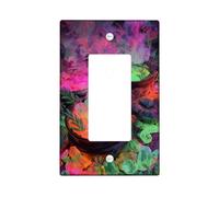 Colorful Magic Cauldron Light Switch Cover Plates/Outlet Covers, Vibrant Halloween Decor for Wall Accents, Thermoplastic Wall Plates, Standard Size Single Rocker