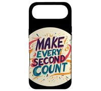 Colorful Make Every Second Count Speech Logo Case for iPhone Air