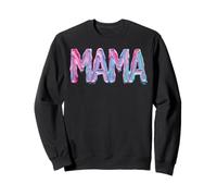 Colorful Mama Playful Fun Bold Text Design for Family Sweatshirt
