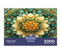 Colorful Mandala Jigsaws 1000 Piece Ideal for Adults, Teens, And Kids Impossible Educational Games Challenging Flower Home Decoration 70x50cm/1000pcs