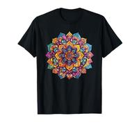 Colorful Mandala Pattern for Mindful Living T-Shirt