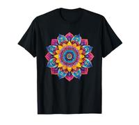 Colorful Mandala Sacred Geometry Yoga Zen T-Shirt