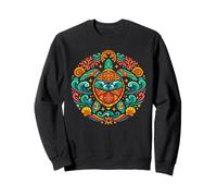 Colorful Mandala Tribal Sea Turtle Sweatshirt