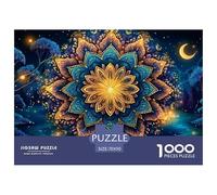 Colorful MandalaExpert-Level Jigsaw Puzzles for Adults A 1000-Piece (Advanced) Set of Seemingly Impossible, Hard, And Extremely Difficult Challenging Puzzle Educational Games - The Ultimate Test And