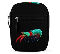 Colorful Mantis Shrimp Crossbody Bag Adjustable Satchel Cute Shoulder Bag Lightweight Sling Bags