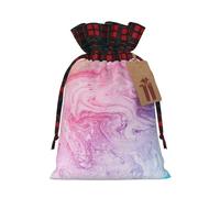 Colorful Marble Pastel Pink Blue Purple Print Gift Reusable Bags Festive Drawstring Pouches Birthday Wedding Family Gatherings