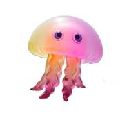 Colorful Marine Animal Statue, Funny Pool & Bathtub Floating Rainbow Duck, Marine Animal Figurine Ornaments, Sea-Themed Floating Decor for Home Bedroom Bathroom (Jellyfish)