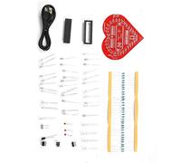 Colorful MCU Module Heart Shaped Lamp Light Circuit Board Kit for DIY